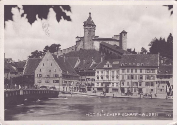 Schaffhausen, Hotel Schiff Vorderseite