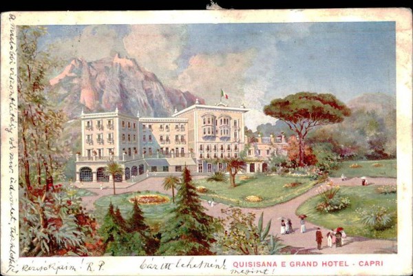 Quisisana e grand Hotel Capri Vorderseite