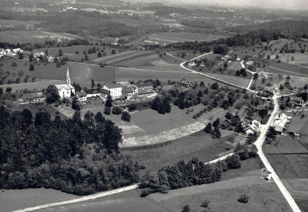 Kurhaus "Marienburg", St. Pelagiberg TG - Flugaufnahmen Vorderseite