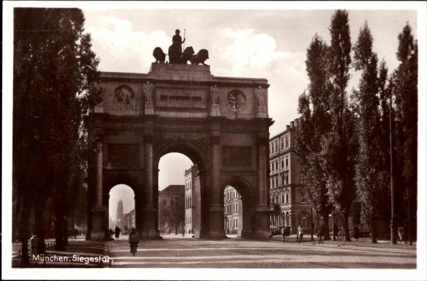 München, Siegestor Vorderseite
