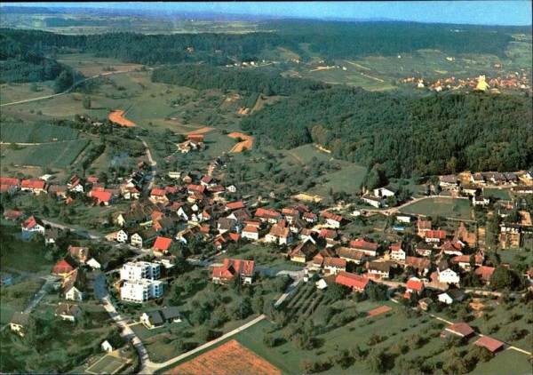 Hüntwangen, Flugaufnahme Vorderseite