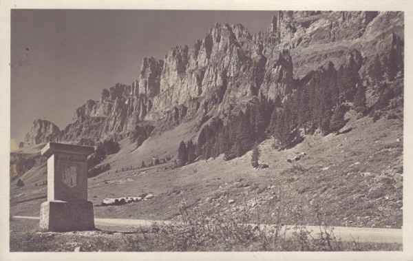 Grenzstein auf dem Urnerboden