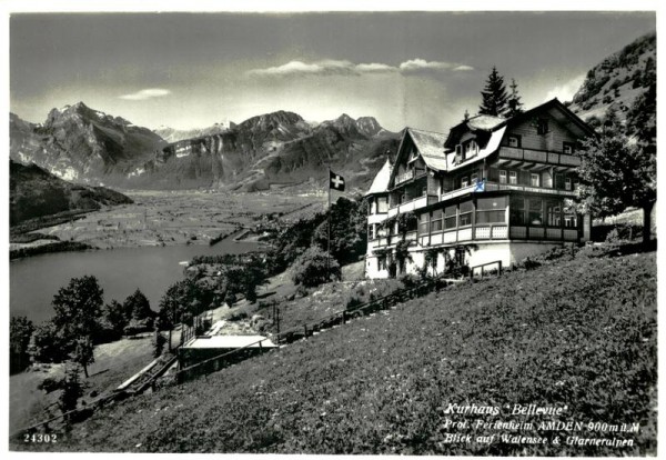 Amden, Kurhaus"Bellevue" Vorderseite