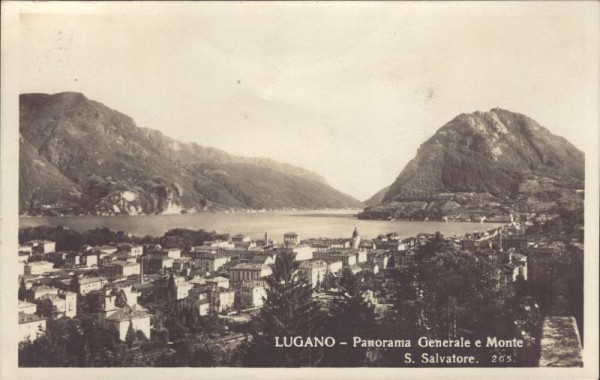 Lugano, Panorama Generale e Monte S.Salvatore