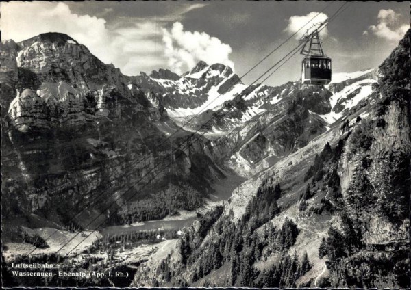Luftseilbahn Wasserauen-Ebenalp Vorderseite