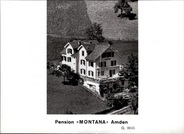 Pension Montana, Amden Vorderseite