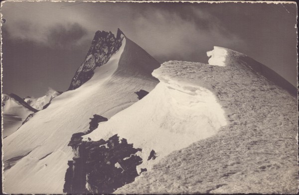 Am Allalinhorn: Rimpfischhorn