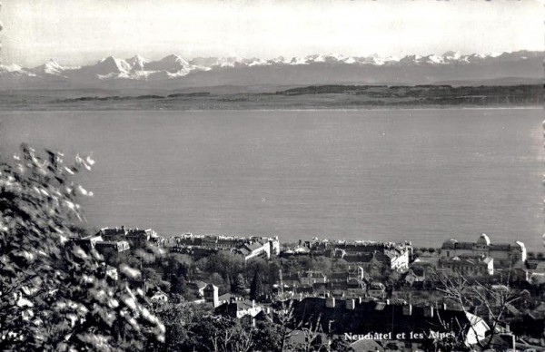 Neuchâtel et les Alpes Vorderseite