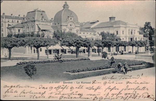 Genève - Le Kursaal Vorderseite