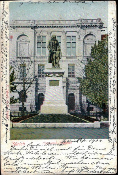 Zürich l'estalozzi Denkmal Vorderseite