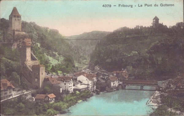 Fribourg, le Pont du Gotteron
