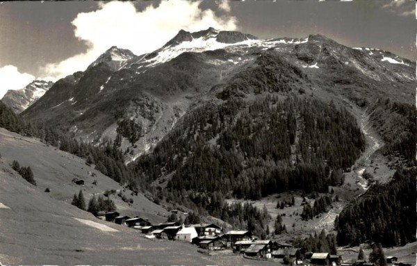 Schienhorn und Stockhorn, Imfeld bei Binn  Vorderseite