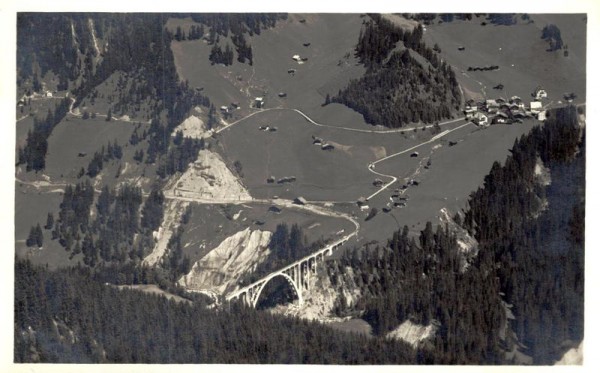 Arosa, Aussicht Langwies Vorderseite