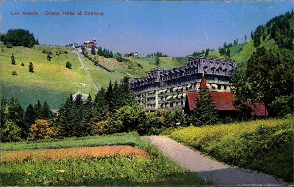 Les Avants, Grand Hôtel et Sonloup Vorderseite