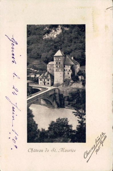 Chateau de St. Maurice Vorderseite