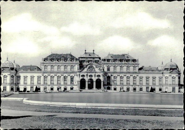 Schloss Belvedere (Wien) Vorderseite