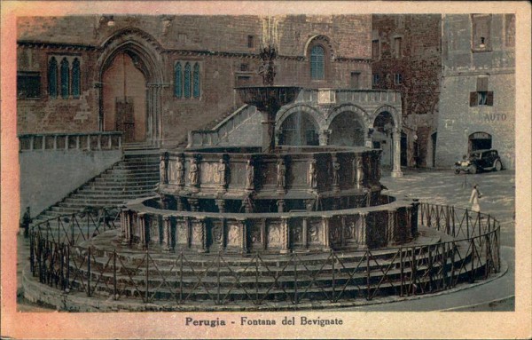 Perugia - Fontana del Bevignate Vorderseite