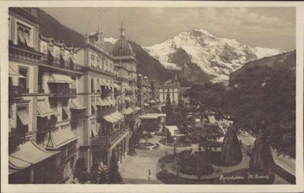 Interlaken. Höheweg Vorderseite