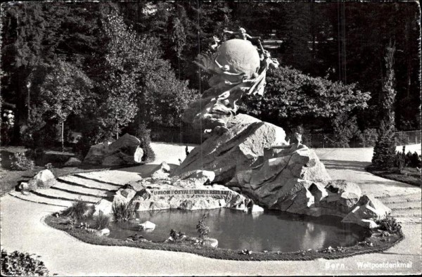 Bern - Weltpostdenkmal Vorderseite