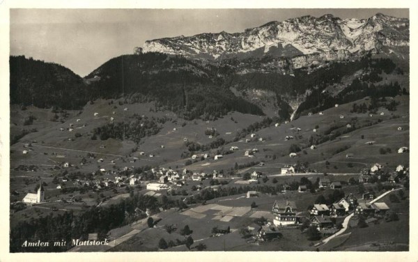 Amden mit Mattstock Vorderseite