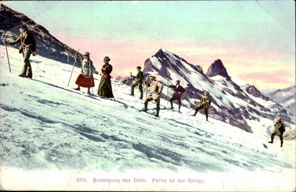 Besteigung des Titlis Vorderseite