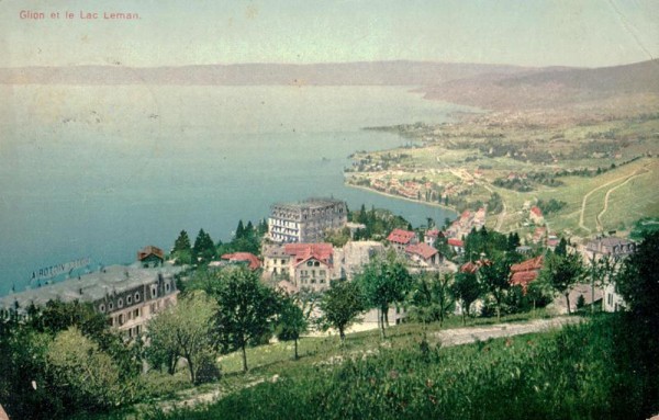 Glion et le Lac Leman Vorderseite