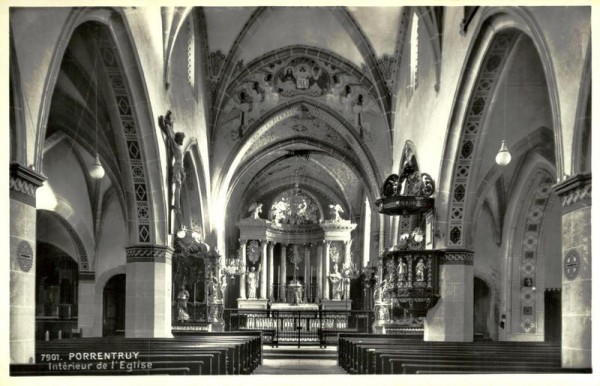 Porrentruy, Intérieur de l'Eglise Vorderseite