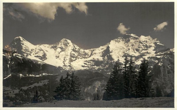 Eiger, Mönch, Jungfrau Vorderseite