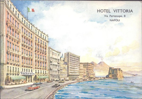 Napoli, Hotel Vittoria Vorderseite