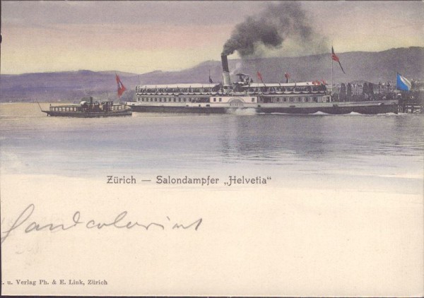 Zürich, Salondampfer Helvetia