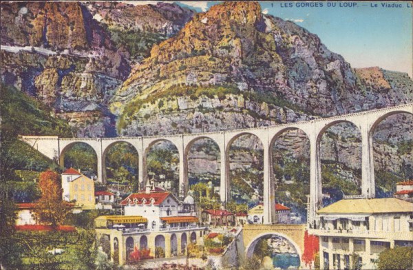 Les gorges du loup, le viaduc