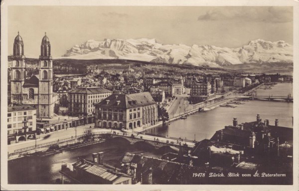 Zürich, Blick vom St. Petersturm