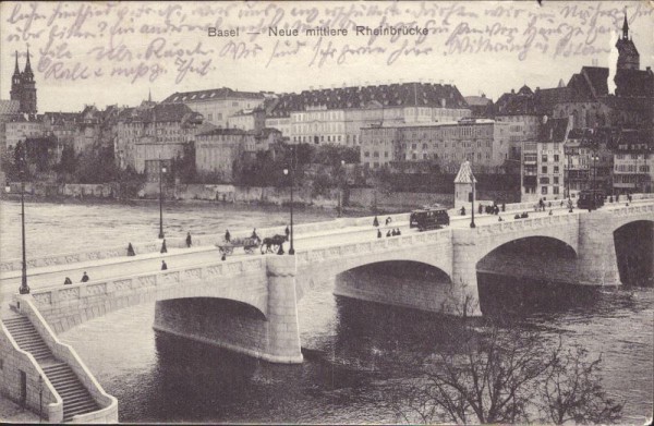 Basel, Neue mittlere Rheinbrücke