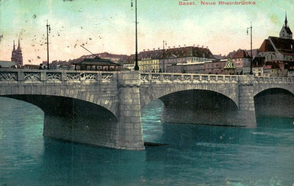 Basel, Neue Rheinbrücke Vorderseite