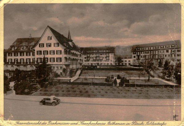 Zürich, Diakonissen-und Krankenhaus Bethanien Vorderseite