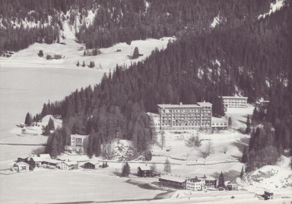 Basler Heilstätte, Davos - Dorf - Flugaufnahmen Vorderseite