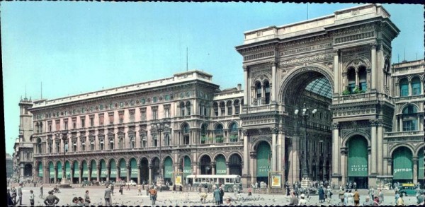 Milano, Piazza del Duomo Vorderseite