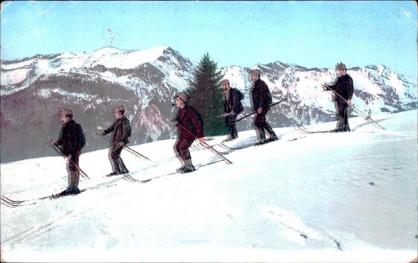 Skifahrer Vorderseite