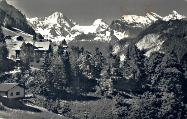 Kinderheim d. Stadt Bern "Uf der Egg" Wengen, Breithorn, Tschingelhorn, Gspaltenhorn Vorderseite