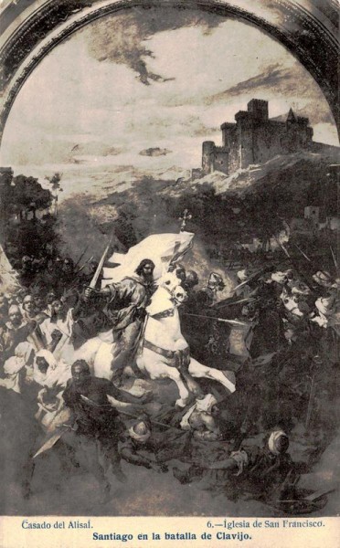 Santiago en la batalla de Clavijo Vorderseite