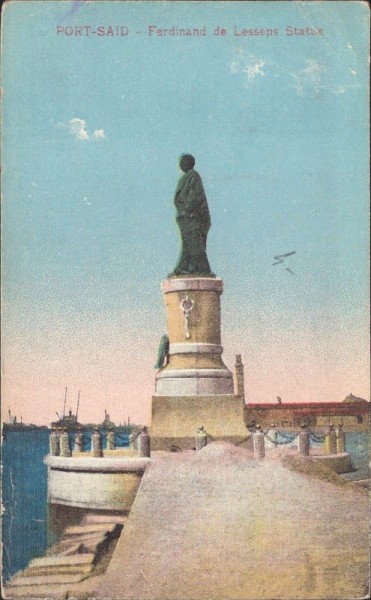 Port - Said, Ferdinand de Lesseps Statue, Ägipten