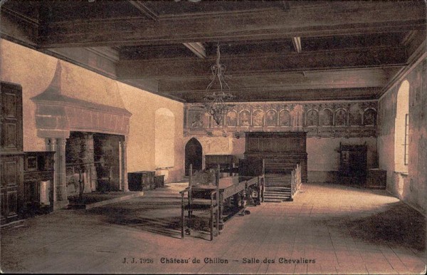 Chateau de Chillon - Salle des Chevaliers Vorderseite