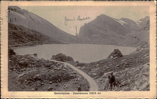 Gemmipass - Daubensee (2214 m) Vorderseite