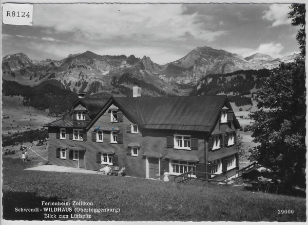 Ferienheim Zollikon - Schwendi-Wildhaus Blick zum Lütispitz - animee belebt