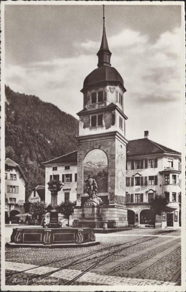 Telldenkmal (Altdorf) Vorderseite