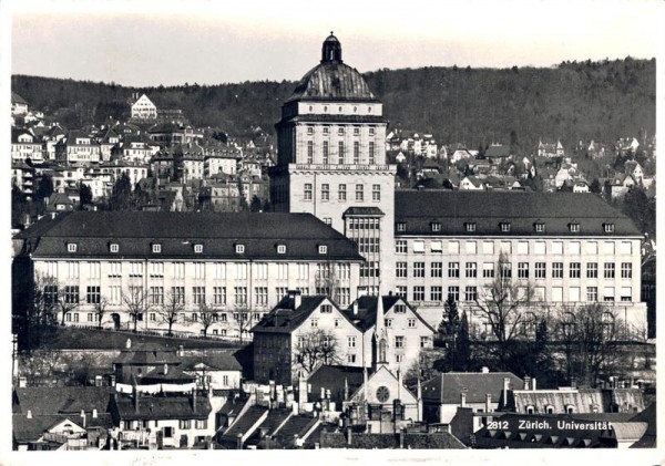 Zürich. Universität Vorderseite