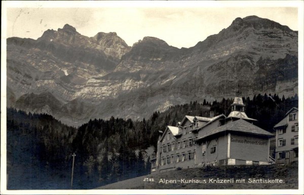 Alpen-Kurhaus Kräzerli Vorderseite
