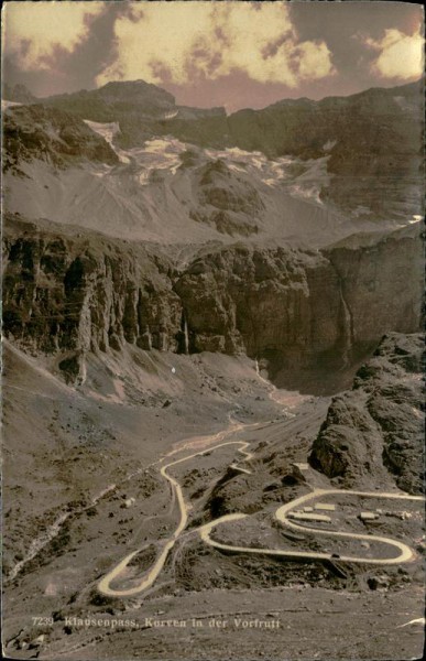 Klausenpass Vorderseite