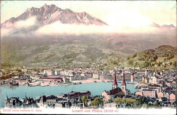 Luzern und Pilatus Vorderseite