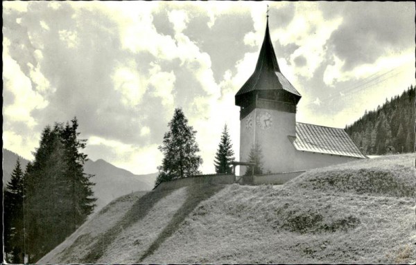 Das Kirchlein in Davos - Glaris Vorderseite